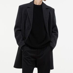 H&M Dark Gray Pea Coat
